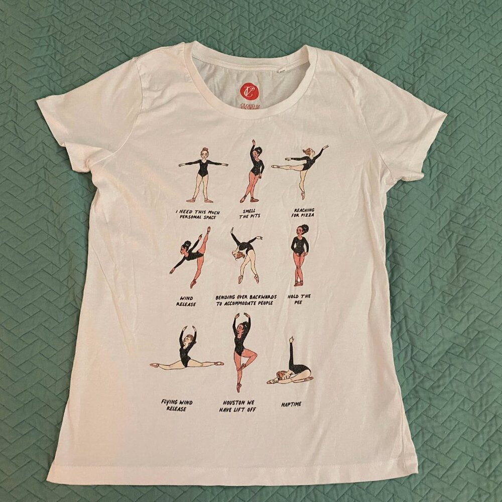 Cloud & Victory Scoop Neck Tee Size: Small
